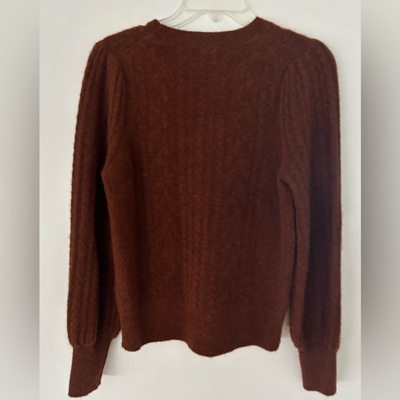 Banana Republic cable sweater, size S, rust color. - Picture 5 of 5